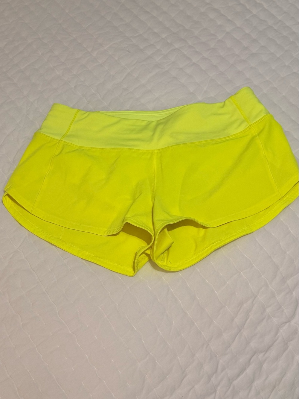 lululemon athletica Neon Yellow Women’s Athletic Shorts
